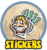 die cut vinyl caucasians stickers