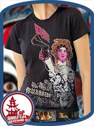 Peking Opera Blues Ladies Crewneck Tshirt